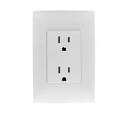 [AGU-E1009AW] CONTACTO ELECTRICO DOBLE POLARIZADO BLANCO