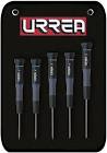 [URR-9500BT] JUEGO DE DESARMADORES DE PRECISION TORXESTUCHE LONA (5 PZAS)