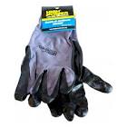 [HIG-GJ-1010] GUANTE DE NYLON CON RECUBRIMIENTO DE NITRILO ESPUMADO TALLA GRANDE PARA JARDINERIA