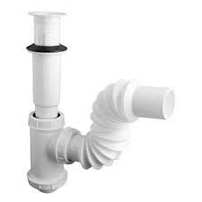 [FLE-2218] CESPOL P/LAVABO FLEXIBLE BOTE CHICO SIN CUBIERTA CON ATRAPATODO