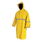 [LIC-GILGDE] IMPERMEABLE GABARDINA LARGA CON CAPUCHA AMARILLO CON REFEJANTE T-L