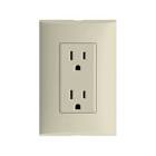 [FOR-FZA68SM] CONTACTO ELECTRICO CON PLACA DOBLE 2P+T CON PROTECCION INFANTIL 15A 127V MARFIL