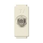 [FOR-FZA69M] CONECTOR ELECTRICO PARA TELEVISION TIPO F COLOR MARFIL