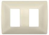 [FOR-FZA92M] PLACA DE RESINA CON CHASIS DOBLE COLOR MARFIL