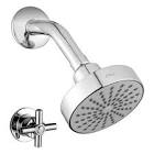 [DIC-KD010] KIT PARA BAÑO CON MANERALES METALICOS Y REGADERA DE ABS ESTILO CLASICO