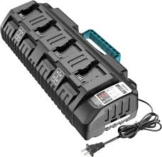 [DEW-DCB104] CARGADOR CON 4 PUERTOS PARA BATERIA DE 12 V/20 V