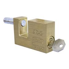 [MAS-677ESPD] CANDADO PARA CORTINA DE LATON 75 MM LLAVE DE PUNTOS