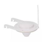 [ELP-SA-13] SAPO CONICO DE 3" PARA W. COLOR BLANCO CON TIRA DE NYLON