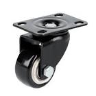 [SUR-RVN6G] RODAJA DE PVC NEGRO 2.1/2" RIN PLASTICO RODAMIENTO DE BOLA SOPORTE TIPO PLACA GIRATORIA
