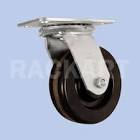 [SUR-RFE20G] RODAJA FENOLICAS 8" RIN PLASTICO RODAMIENTO DE RODILLO SOPORTE TIPO PLACA GIRATORIA
