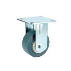 [SUR-RTG20G] RODAJA DE TPR GRIS 8" RIN PLASTICO RODAMIENTO DE RODILLO SOPORTE TIPO PLACA FIJA GIRATORIA