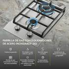[SUR-EGAF2] PARRILLA DE GAS LP 2 QUEMADORES ACERO INOXIDABLE