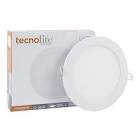 [TEC-430MV40B] LAMPARA TIPO PANEL DE LED DE EMPOTRAR REDONDA 12W LUZ BLANCA 4000K 720LM 110-220V (BUCARAMANGA VII)