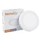[TEC-LEDR65MVB] LAMPARA TIPO PANEL DE LED DE SOBREPONER REDONDA 12 W LUZ BLANCA 6500 K 800 LM 110-220 V (ANKAA II)