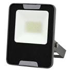 [TEC-20LQLEDT65] LAMPARA TIPO REFLECTOR DE LED NEGRO ALUMINIO 20 W LUZ DE DIA 6500 K 1600 LM 110-220V IP65 (ZIBAL II)
