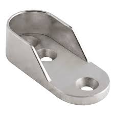 [HAN-14326] BRIDA PARA TUBO PARA CLOSET OVALADO SIN TORNILLOS NIQUEL