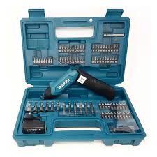 [MAK-DF001DW] ATORNILLADOR INALAMBRICO 03.6 V 1/4" VVR 0-200 RPM 35/27 LB/IN CON BATERIA 81 ACCS