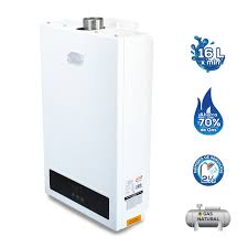 [EVA-CISST16LGN] CALENTADOR INSTANTANEO 16 LT ENCENDIDO AUTOMATICO GAS NATURAL PANTALLA TACTIL