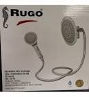 [RUG-44TB] REGADERA DE TELEFONO 222 MM 3 FUNCIONES DE ABS ACABADO CROMO SIN BRAZO