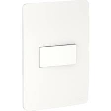 [SUR-P419B] APAGADOR ELECTRICO CON PLACA SENCILLO BLANCO