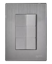 [SUR-P423P] APAGADOR ELECTRICO CON PLACA TRIPLE PLATA