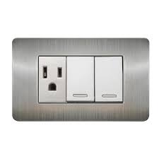 [SUR-P429P] APAGADOR ELECTRICO CON PLACA DOBLE PLATA