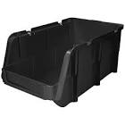 [SUR-GAVG4] GAVETA PLASTICA GRIS 16" X 7" X 12" RIELES INTERNOS PARA 2 TIPOS DE APILADO CAP 15 KG
