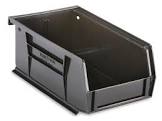 [SUR-GAVN1] GAVETA PLASTICA NEGRA 7.1/2" X 4" X 3" RIELES INTERNOS PARA 2 TIPOS DE APILADO CAP 3 KG