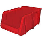 [SUR-GAVR1] GAVETA PLASTICA ROJA 7.1/2" X 4" X 3" RIELES INTERNOS PARA 2 TIPOS DE APILADO CAP 3 KG