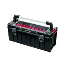 [URR-CPO25] CAJA PARA HERRAMIENTA PLAST 25" X 10" X 10" C/ORGANIZADOR MODULAR IP66 CAP 50KG SELLO UNIFORME TPR