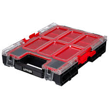 [URR-CPOR10] CAJA ORGANIZADORA PLASTICA 10" X 14" X 3" MODULAR IP66 CAP 12 KG SELLO UNIFORME TPR