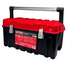 [URR-CPU17AR] CAJA PARA HERRAMIENTA PLAST 17" X 8.1/2" X 9.1/2" BROCHES METALICOS CHAROLA TAPA ROJA ASA METALICA