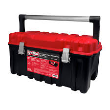 [URR-CPU26AR] CAJA PARA HERRAMIENTA PLAST 26" X 10.3/4" X 10.1/2" BROCHES METALICOS CHAROLA TAPA ROJA ASA METALICA