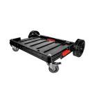 [URR-PTMOV] PLATAFORMA MOVIL MODULAR 29" X 20" X 7" CAP 100 KG 2 RUEDAS DE HULE 2 RODAJAS METALICAS CON FRENO