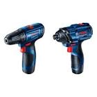 [BOS-19G8-0G3] TALADRO ATORNILLADOR 3/8" 12 V (GSR 120-LI) + PISTOLA DE IMPACTO 1/4" 12 V (GDR 120-LI) + EST PL