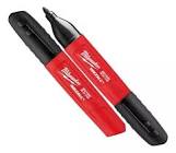 [MIL-48-22-3102-OU] MARCADOR DE PUNTO MEDIO NEGRO INKZALL (2 PZAS)