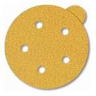 [NOR-49906] DISCO DE LIJA AUTOADHERIBLE 5" G100 ALO CON GANCHO NORGRIP RESPALDO DE PAPAEL C (GOLD RESERVE A290)
