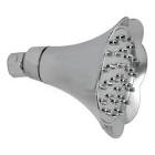 [RUG-44PF] REGADERA TIPO CONO 4.7" DE ABS ACABADO ESPEJO CROMO