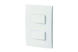 [SUR-P429B] APAGADOR ELECTRICO CON PLACA DOBLE BLANCO