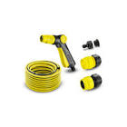 [KAR-115] MANGUERA 1/2" ALTA PRESION 20 MTS + PISTOLA RIEGO+ CONECTORES 1/2" 3/4"+REDUCTOR AQUA STOP