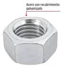 [SUR-TH34] TUERCA HEXAGONAL 3/4" ACABADO GALVANIZADO (15 PZAS)