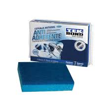 [TEK-726286] ALMOHADILLA DE FIBRAESPONJA DE COCINA 75x110x20MM AZUL (ANTIADHERENTE )