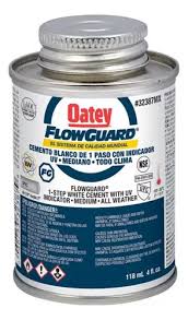 [OAT-32387MX] CEMENTO PARA CPVC BLANCO 118 ML (4 OZ) ETIQUETA AZUL (FLOWGUARD)