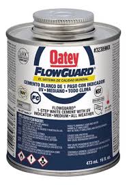 [OAT-32389MX] CEMENTO PARA CPVC BLANCO 473 ML (16 OZ) ETIQUETA AZUL (FLOWGUARD)
