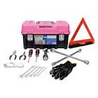 [SUR-JA11P] JUEGO COMBINADO DE HERRAMIENTA AUTOMOTRIZ CON CAJA PLASTICA ROSA 11 PIEZAS