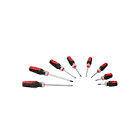 [URR-JDT8] JUEGO DESARMADORES COMBINADOS MANGO BIMATERIAL (8 PZAS) PLANO Y PHILLIPS
