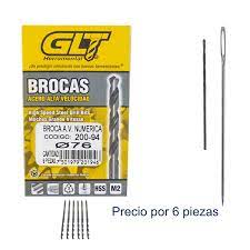 [URR-BNM76] BROCA DE ZANCO RECTO NUMERICA #76 A.A.V. PUNTA 118 ACERO M2 (USO INDUSTRIAL)