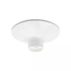 [DEX-DXN11107] PORTA LAMPARA DE PLASTICO ANTI IMPACTO TECHO REDONDA 5" BLANCO