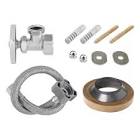 [URR-KWC] KIT DE INSTALACION PARA SANITARIO INCLUYE LLAVE ANGULAR + MANGUERA FLEXIBLE + CUELLO DE CERA