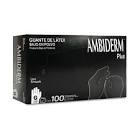 [AMB-100100074] GUANTE DE LATEX GRANDE NEGRO PLUS (CAJA C/100 PZAS)